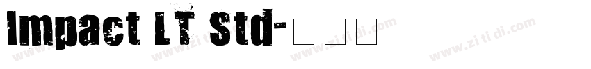 Impact LT Std字体转换
